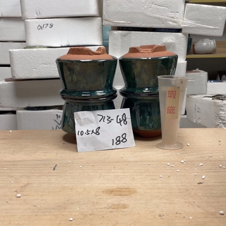 紫砂花盆多肉陶土花盆微瑕48