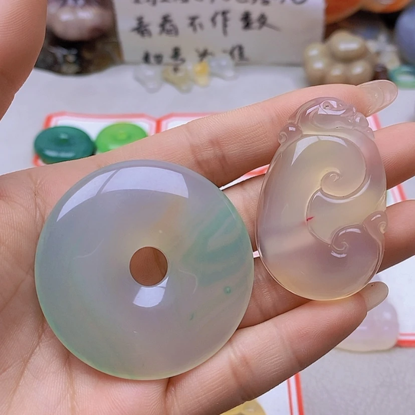【闪购商品】未镶嵌玛瑙/玉髓珠宝半成品笑**演