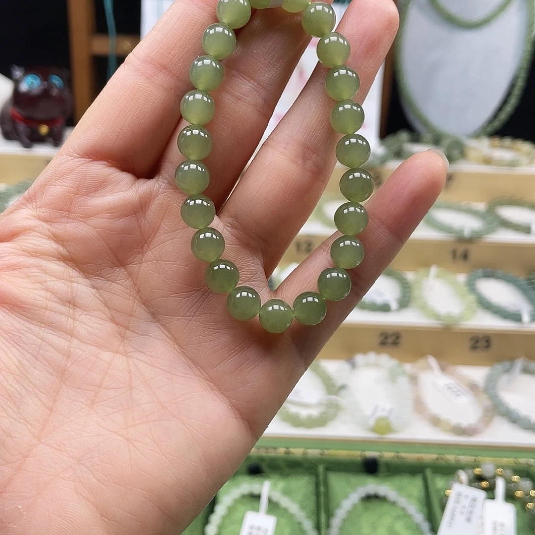 暮***冬和田玉未镶嵌手链