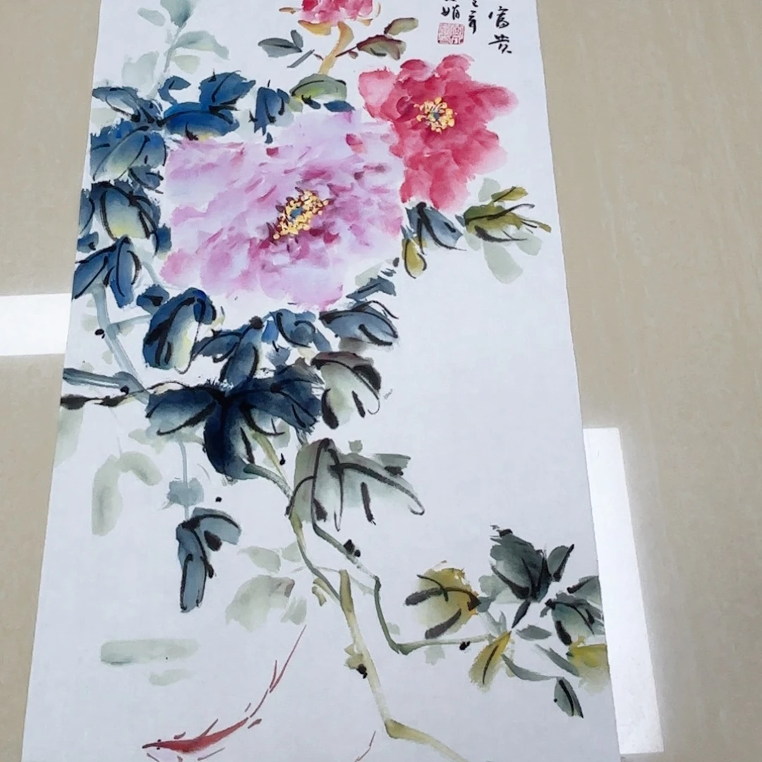国画国画作品多次