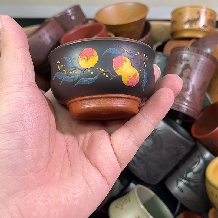茶杯紫砂全手工紫砂主人杯