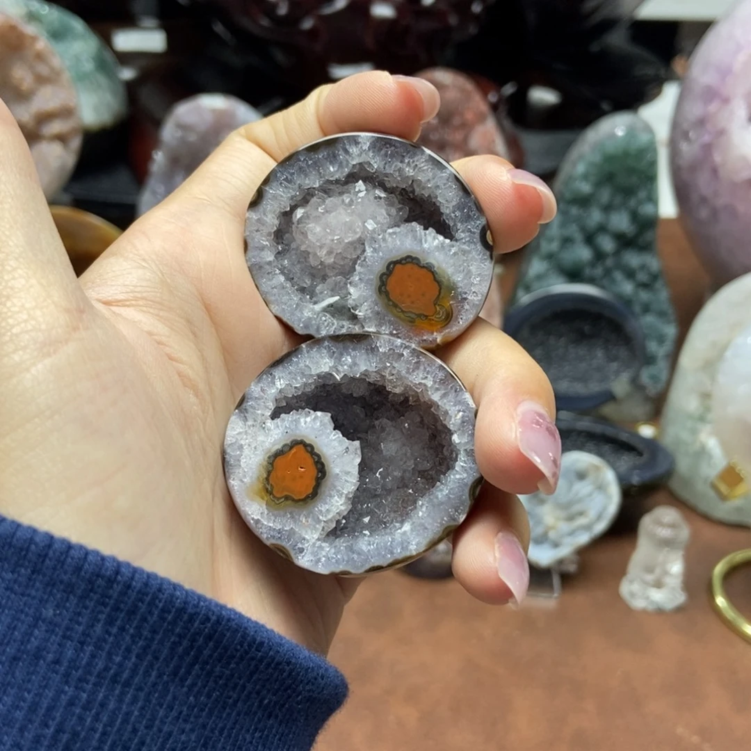 摆件紫晶未镶嵌水晶