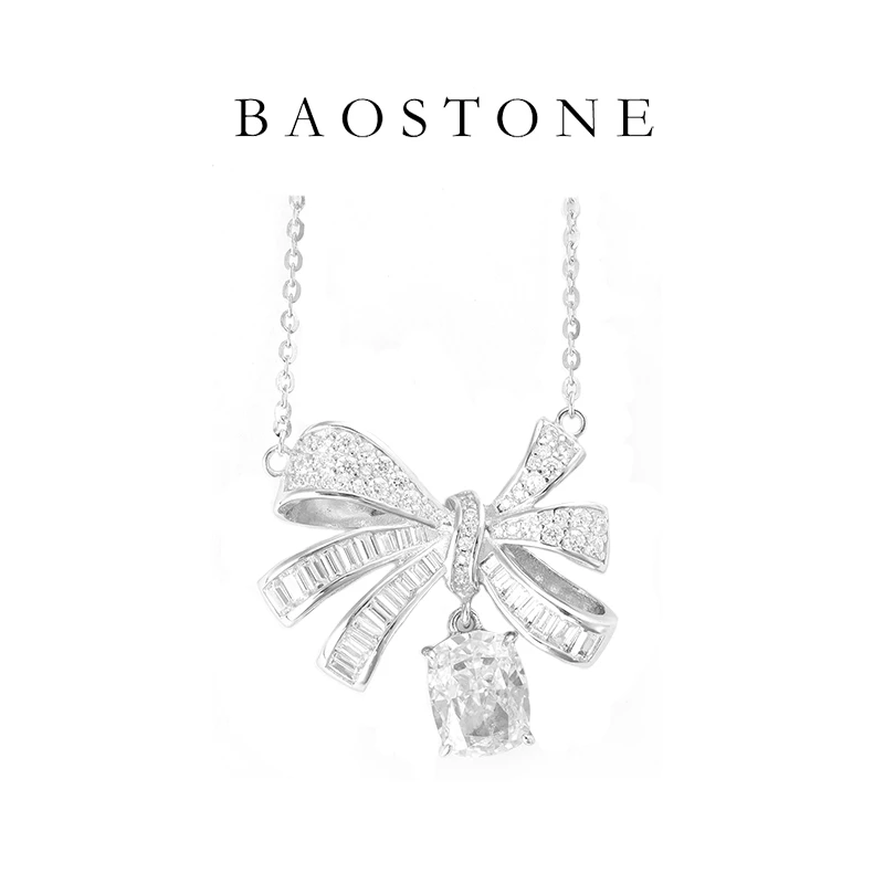BAOSTONE 坠链均925银锆石 【在逃公主项链】轻奢时尚《A梦》t520