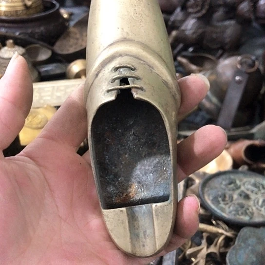 收***玩闪电购铜摆件工艺品
