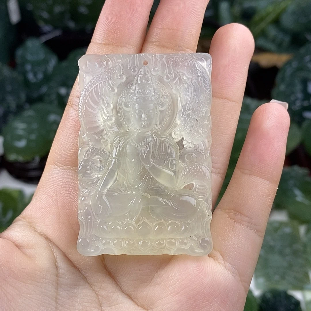 岫玉未镶嵌挂件挂件