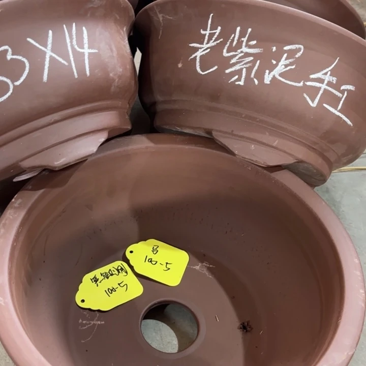 紫砂花盆100-5。