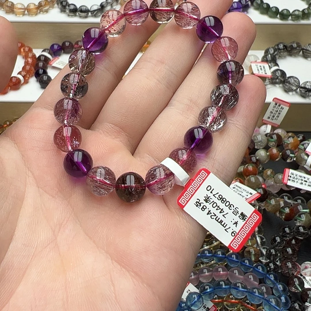 未镶嵌手串发晶天然仙女超9.7