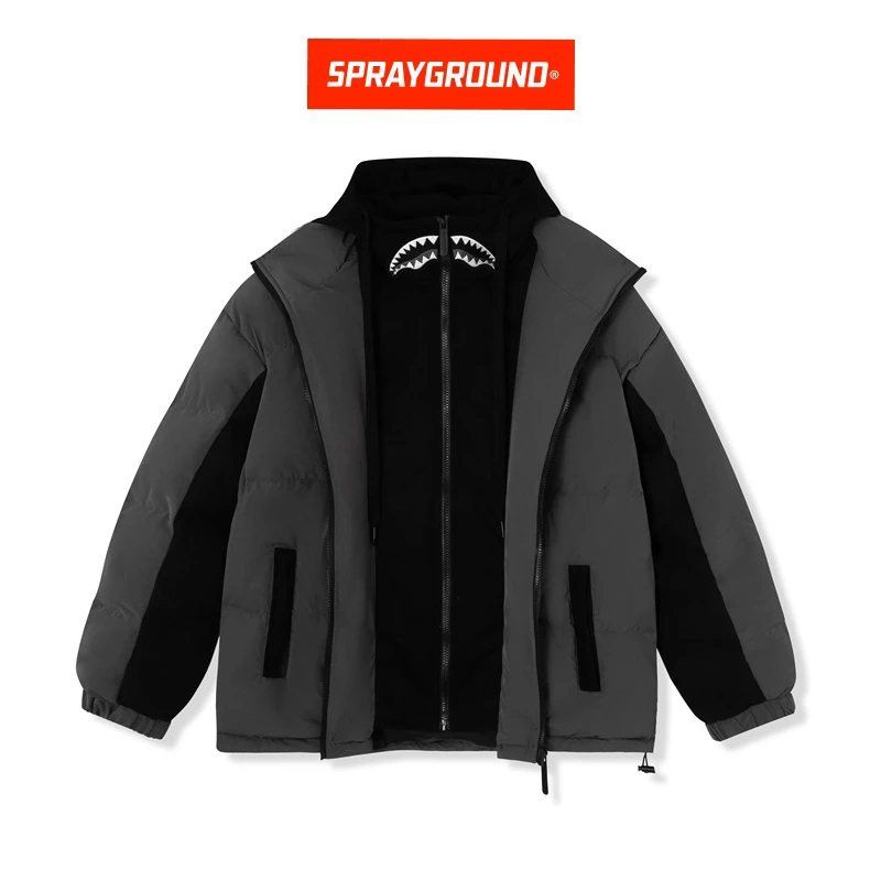 SPRAYGROUND 鲨鱼嘴羽绒服假两件宽松冬季潮流宽松JM WD941333