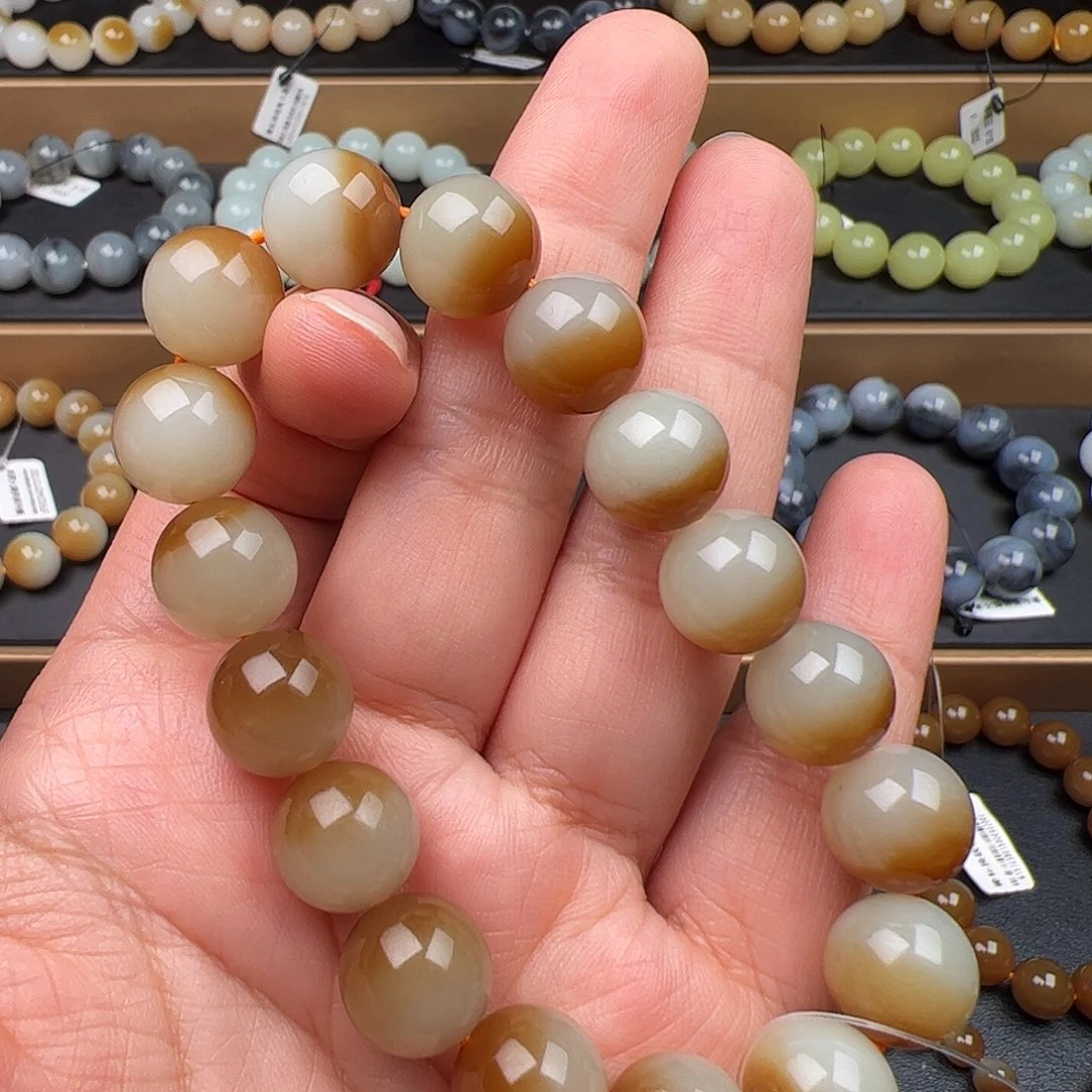 和田玉未镶嵌手链