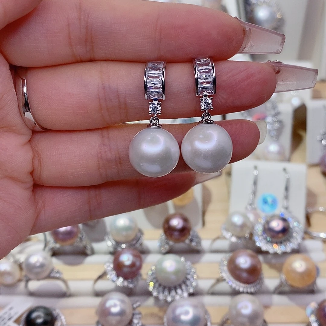 未镶嵌耳饰淡水珍珠