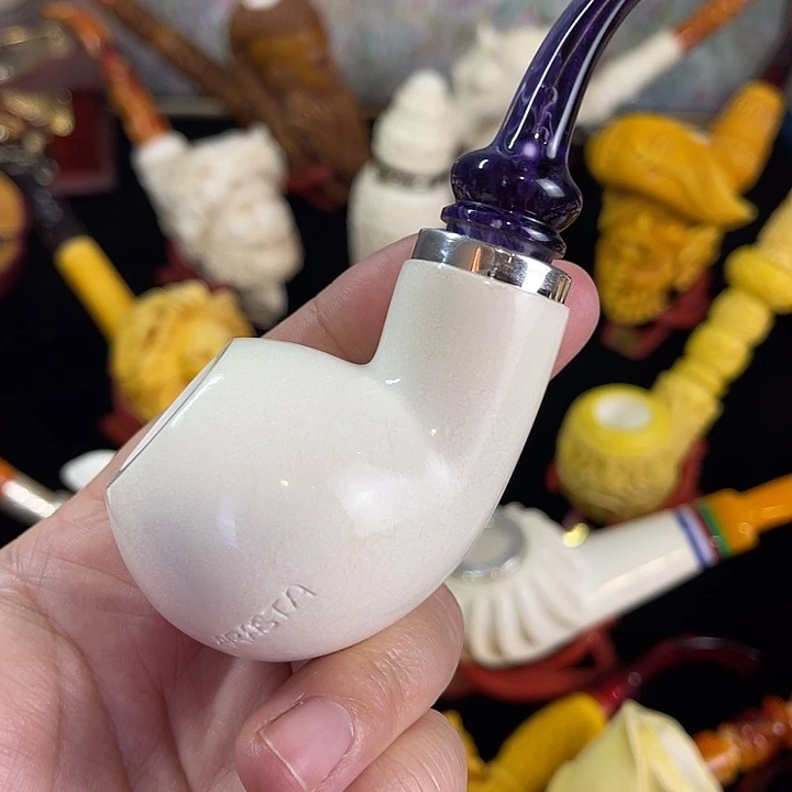 海泡石烟斗中号空腔苹果01