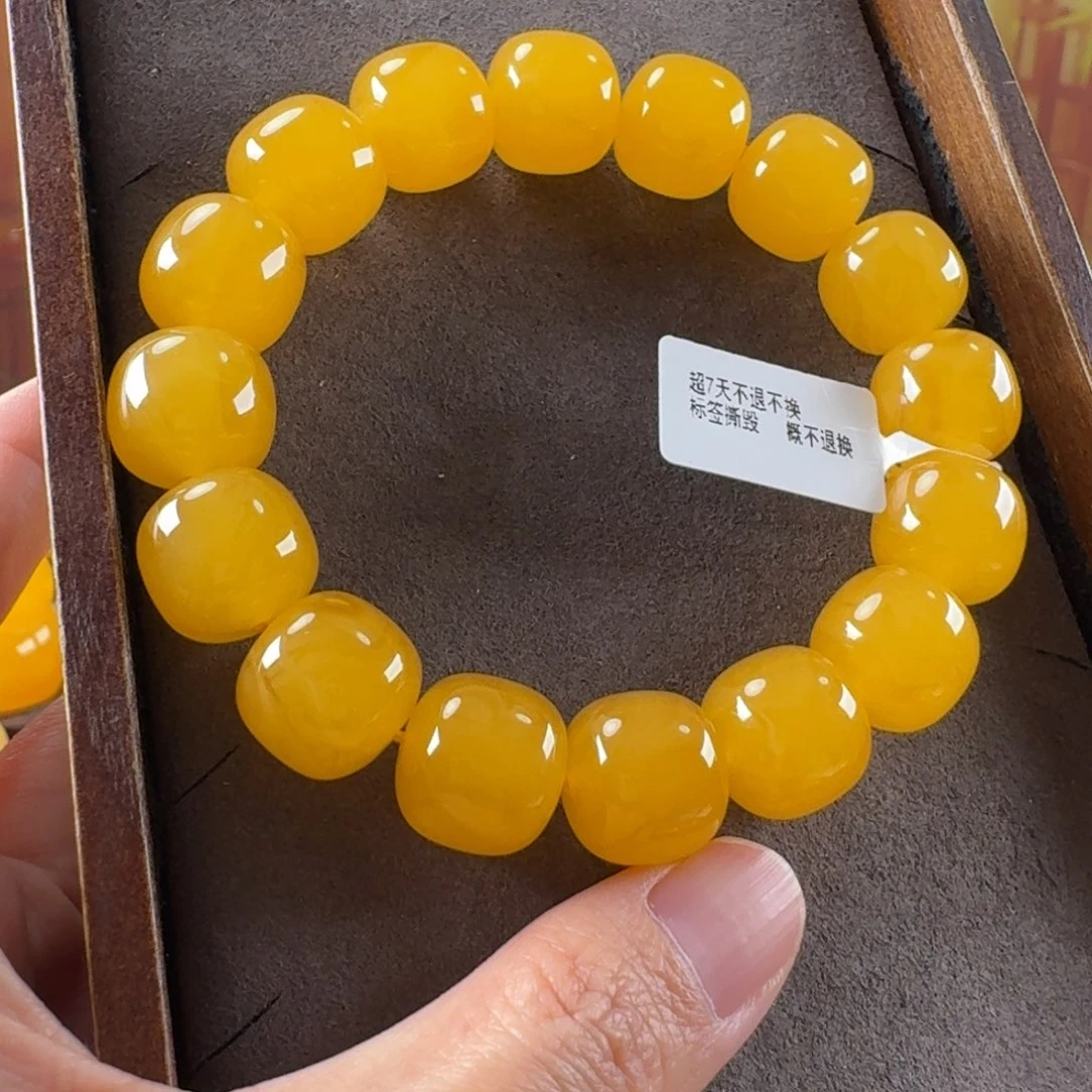 蜜蜡未镶嵌毛衣链