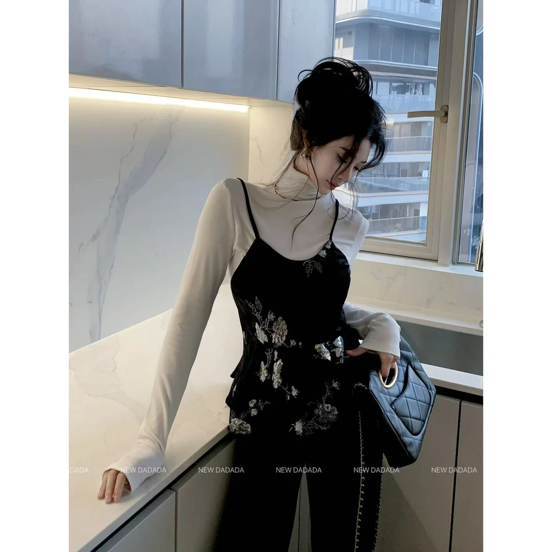 利达 NEW DADADA【蜜意】时尚休闲修身两件套上衣CUZ2257