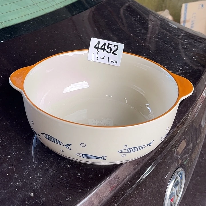 搪瓷微瑕外贸陶瓷餐具4452