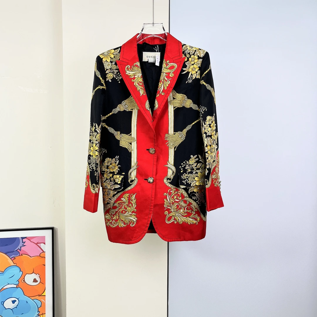 99新 GUCCI/古驰 西装外套/36码/Xsp34056