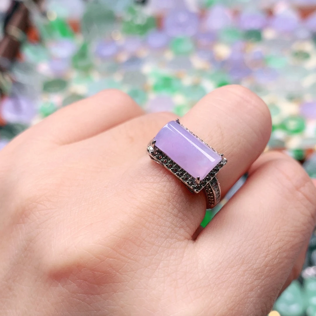 吊坠(不含链)银S925镶嵌翡翠