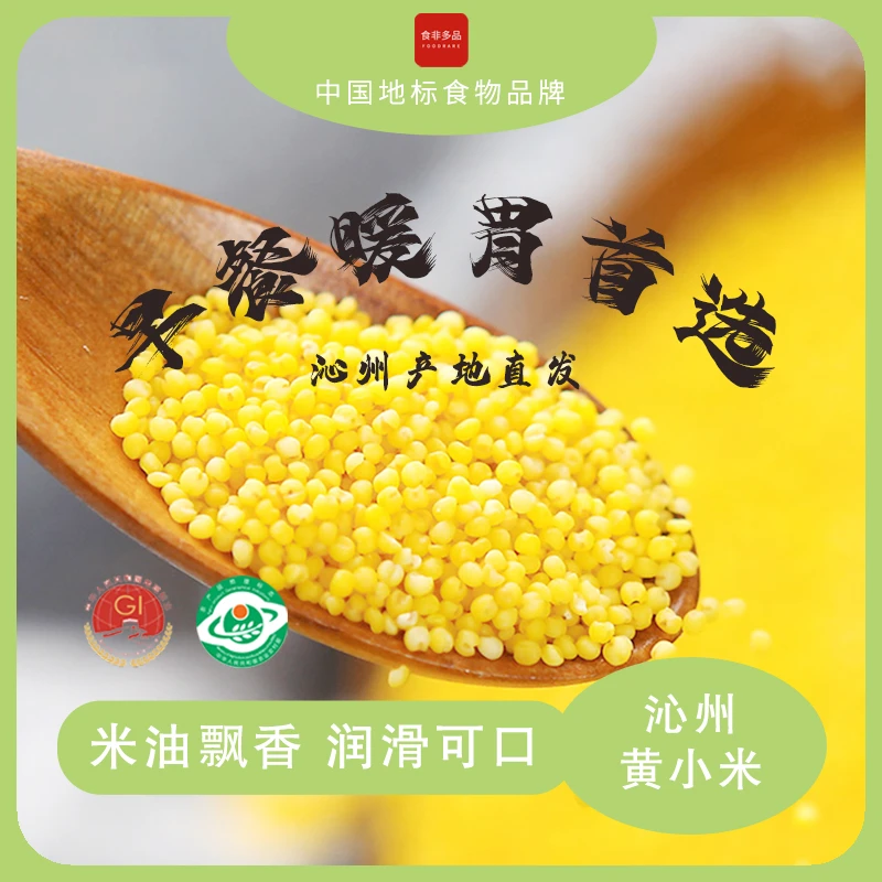 中国地标食物 | 正宗山西沁州黄小米 米油丰厚 米汤金黄 香甜暖胃