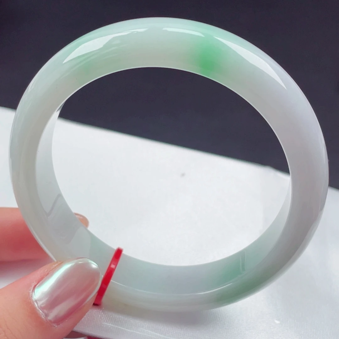 翡翠未镶嵌手镯59圈口