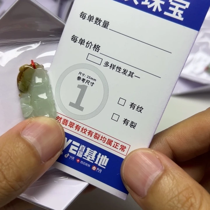 翡翠未镶嵌颈饰3456