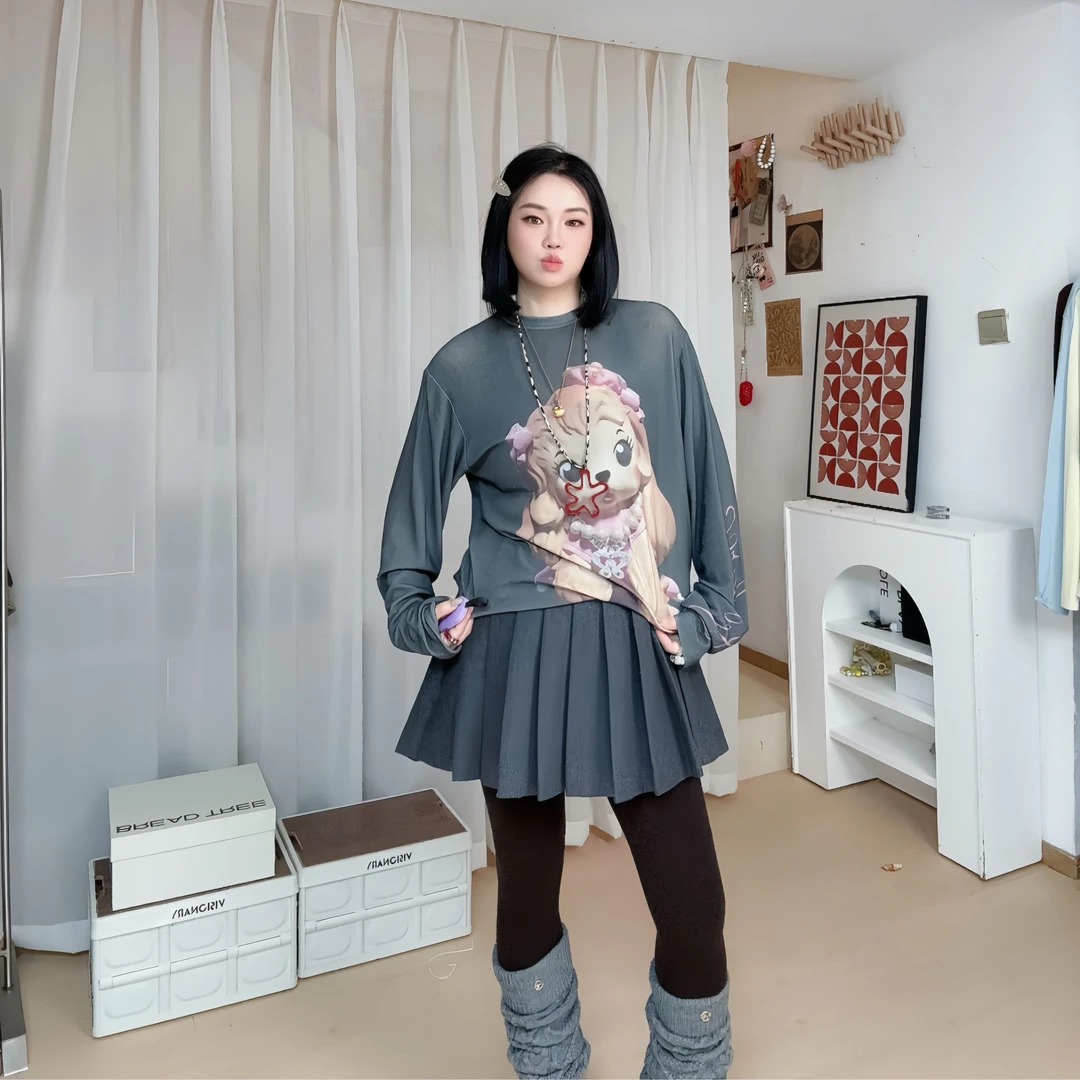 LUBEUINORTH 简约百褶裙