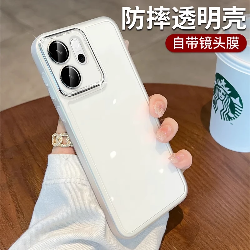 适用opporeno15手机壳新款自带镜头膜opporeno15pro硅胶保护套15p