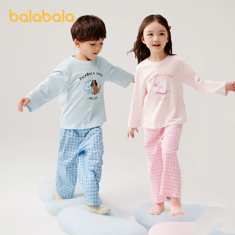 【ninigogo联名】巴拉巴拉儿童睡衣套装纯棉亲肤春夏男童女童家居服