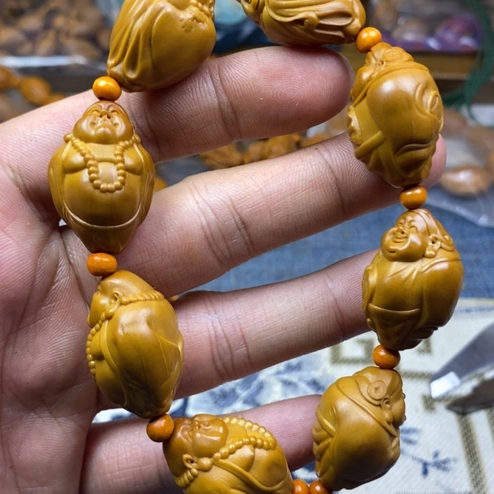 手串/手链橄榄核橄榄核雕工艺手串