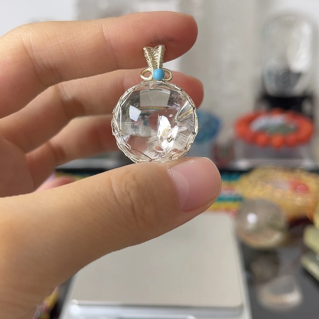 颈饰合金水晶矿坑微瑕