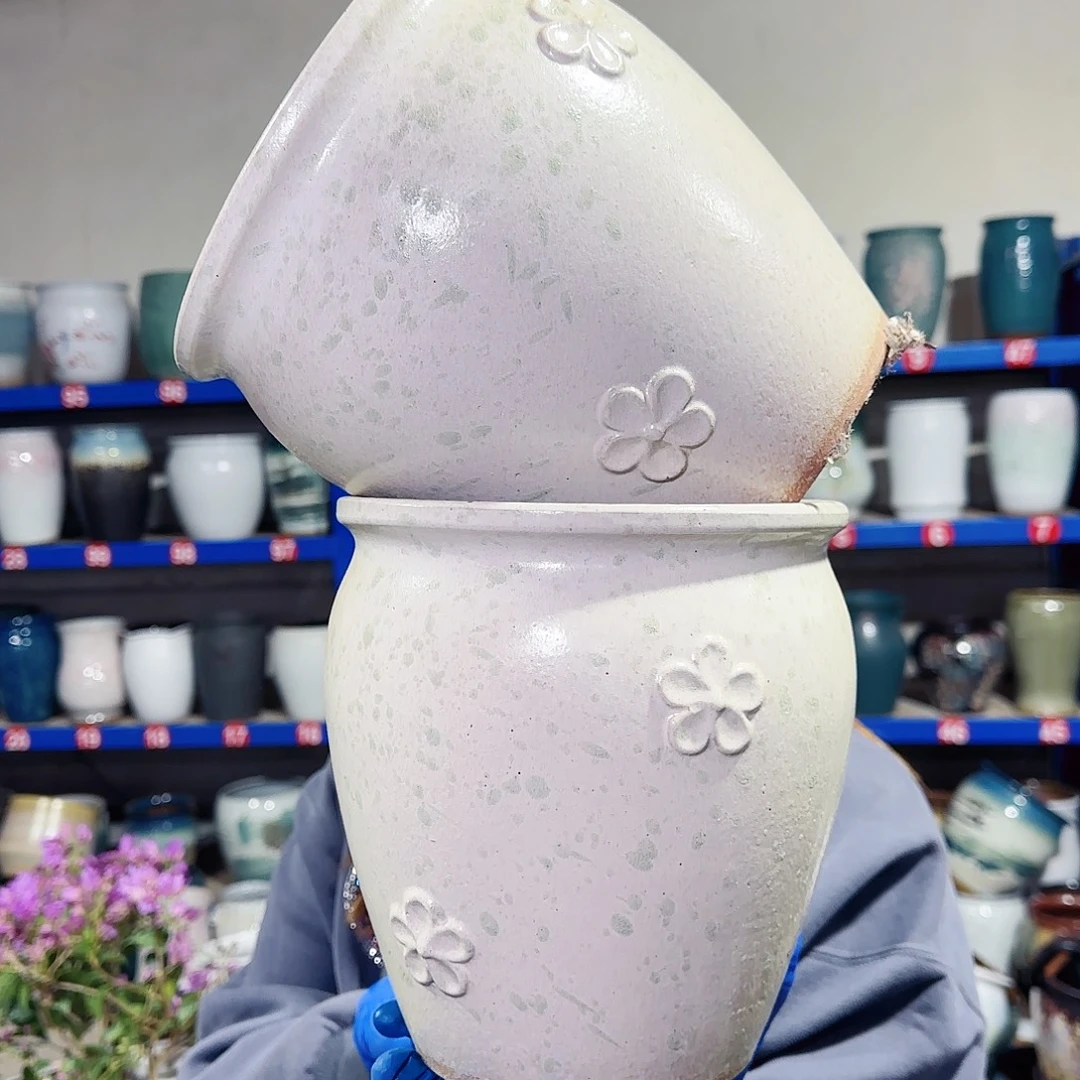 花盆紫砂高21口19