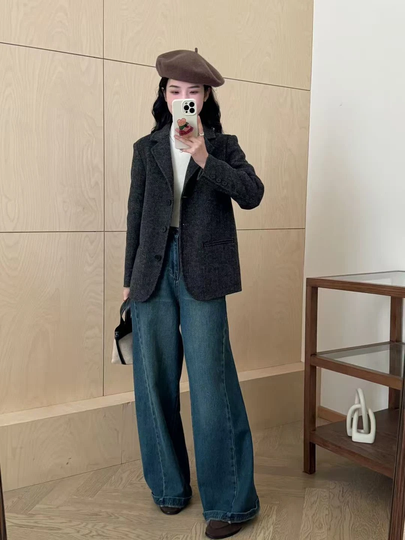 66019款休闲百搭洋气秋冬外套