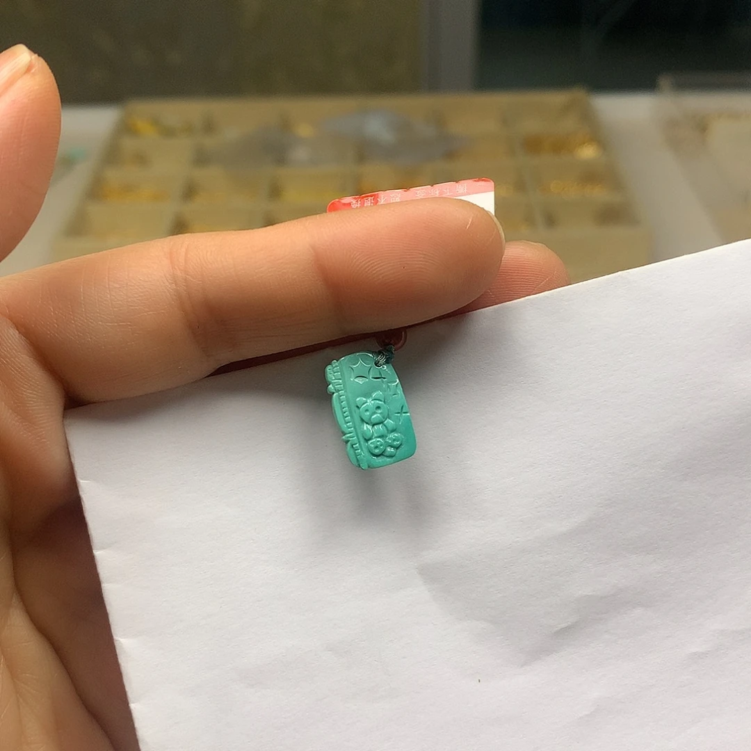 绿松石未镶嵌配饰