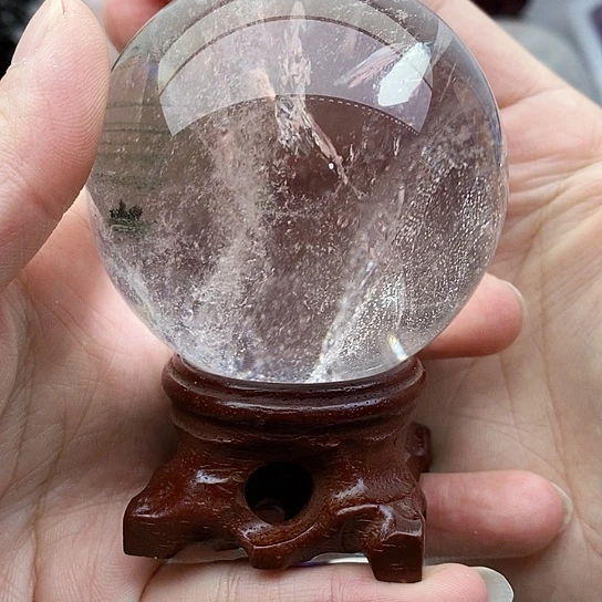 水晶天然水晶未镶嵌10号未镶嵌豆*