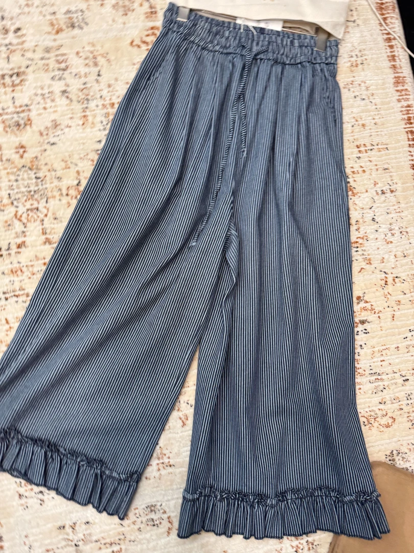 叨叨推荐款 YQ#0601-1#条纹裤子 FL