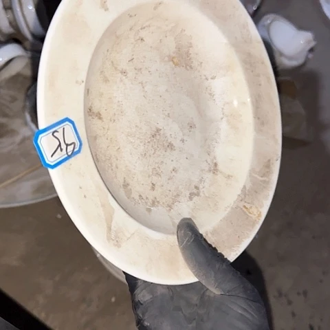 瓷片国营厂库存微瑕20.5厘米95