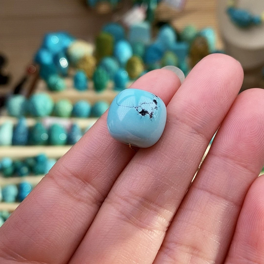 绿松石珠宝奇石未镶嵌