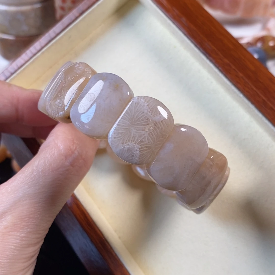 硅化珊瑚（珊瑚玉）未镶嵌手串150