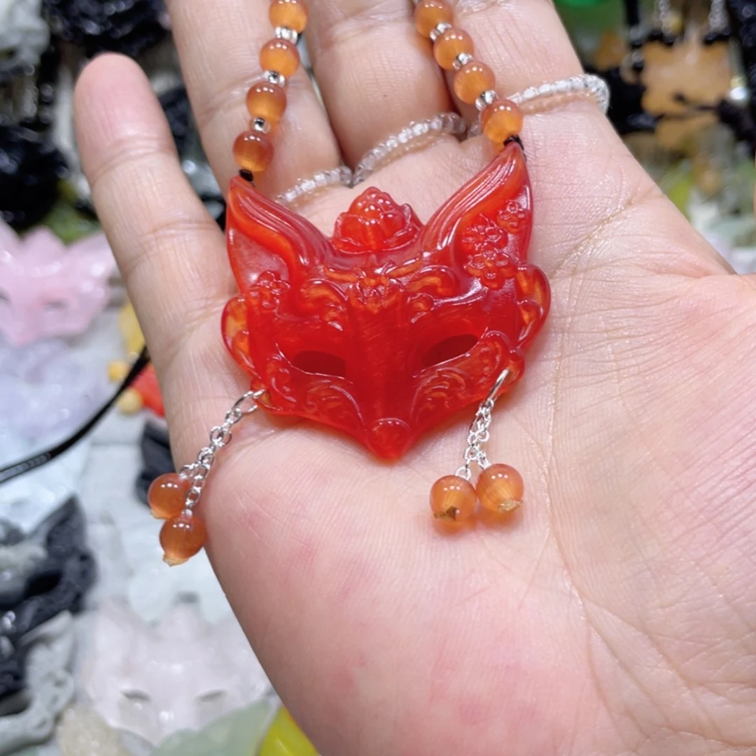 【闪购商品】岫玉未镶嵌颈饰瑾**狸60吊坠