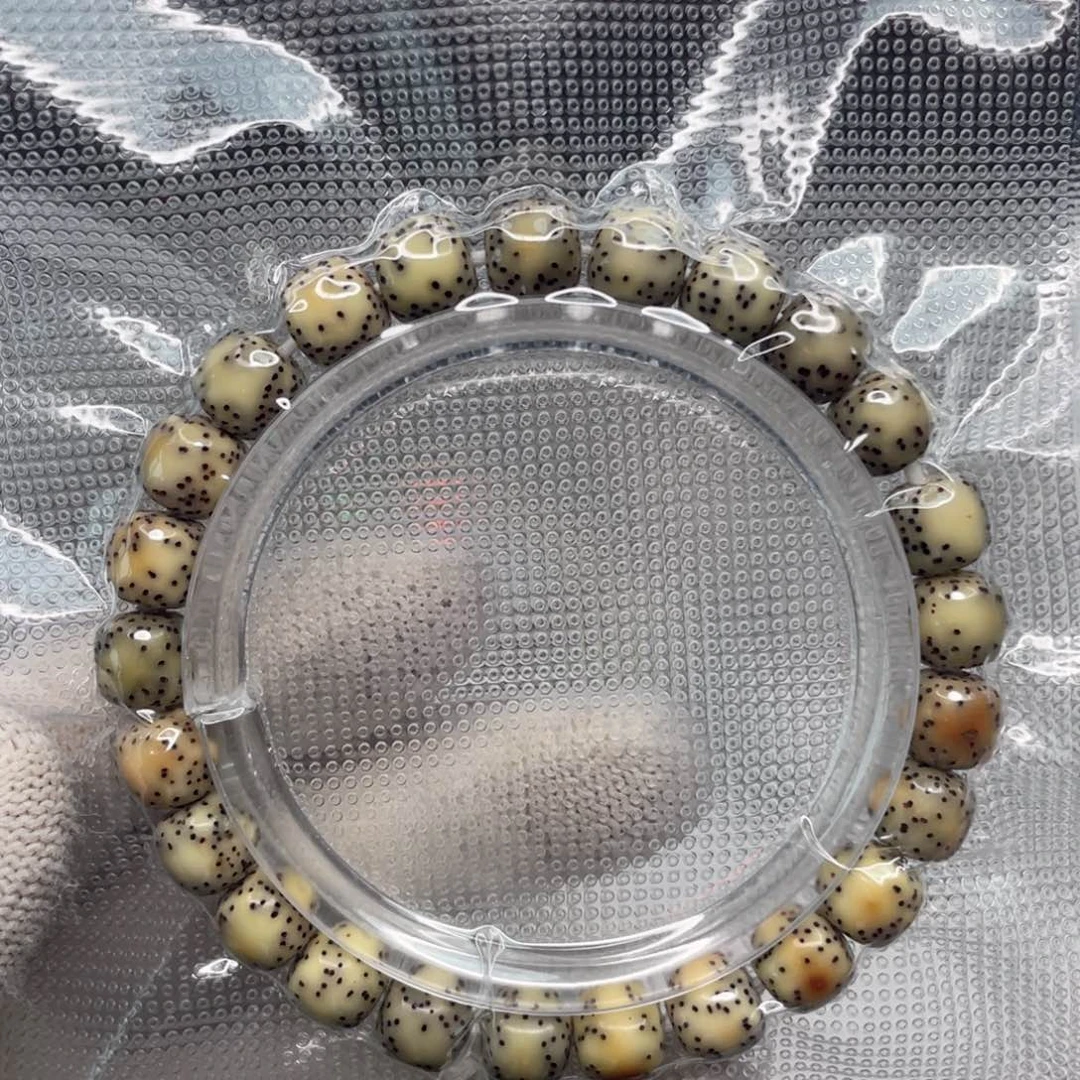 星月菩提手串98冰糖料 侧留白 练手款