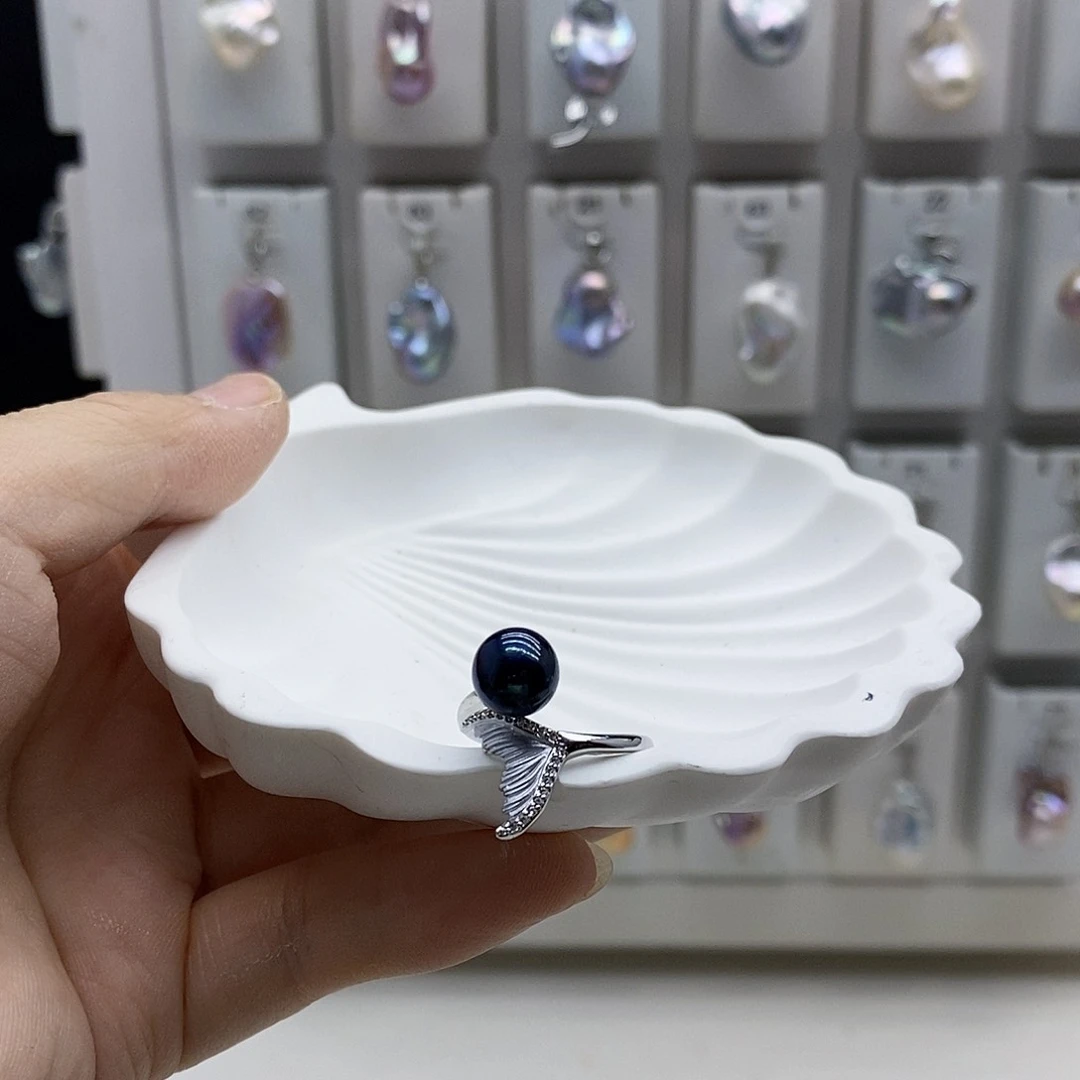 颈饰合金淡水珍珠