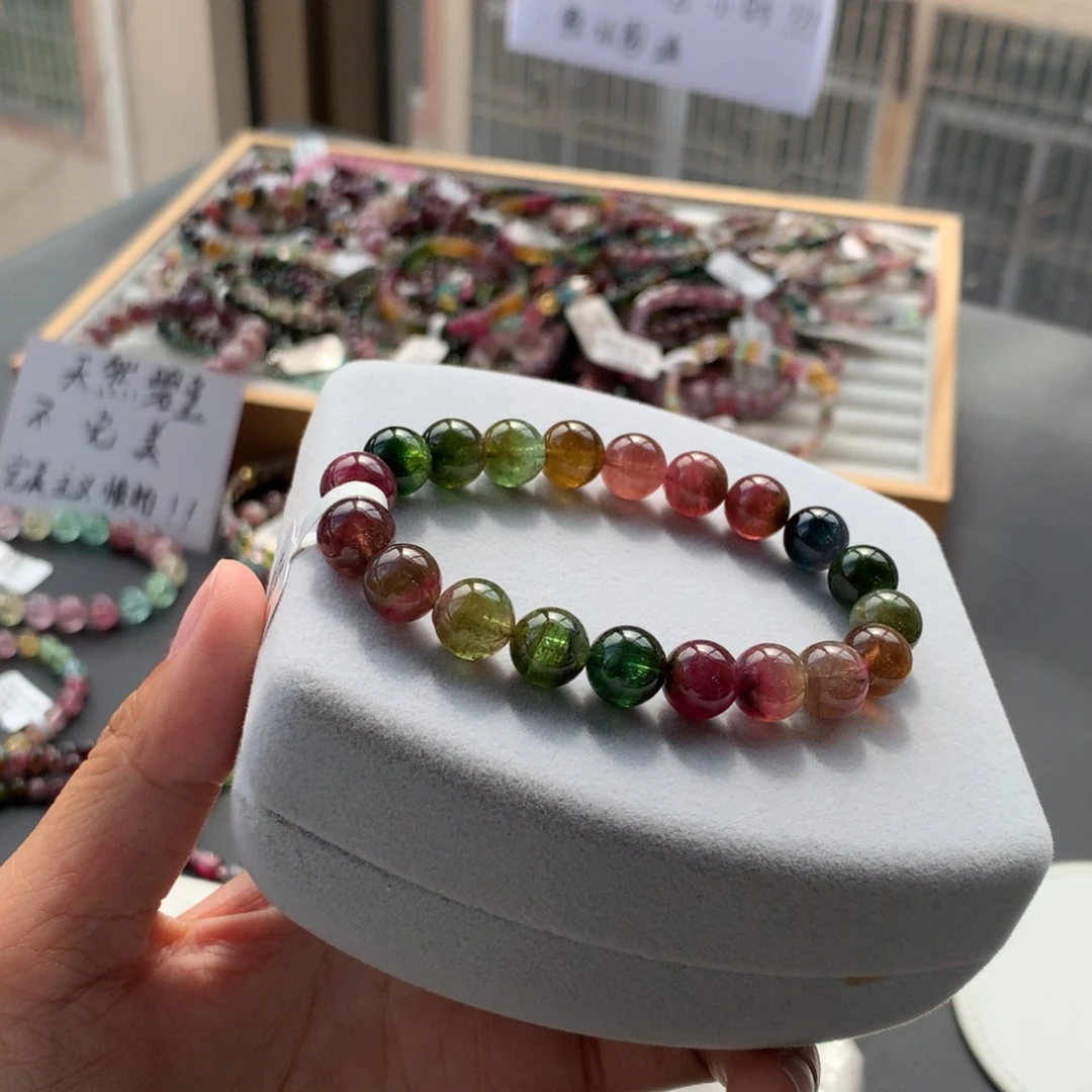 未镶嵌碧玺手链老矿瓜