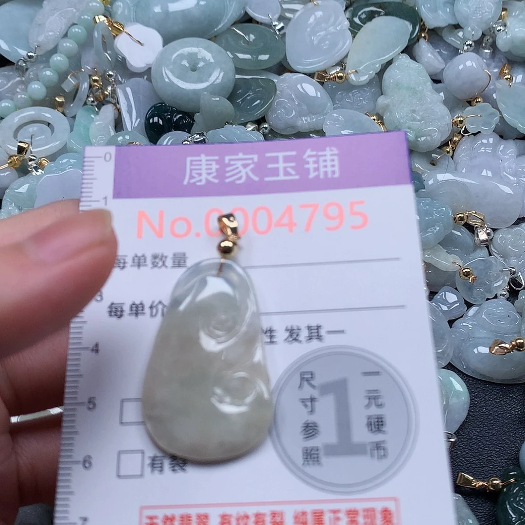 颈饰未镶嵌翡翠o