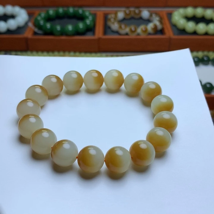 和田玉手串未镶嵌