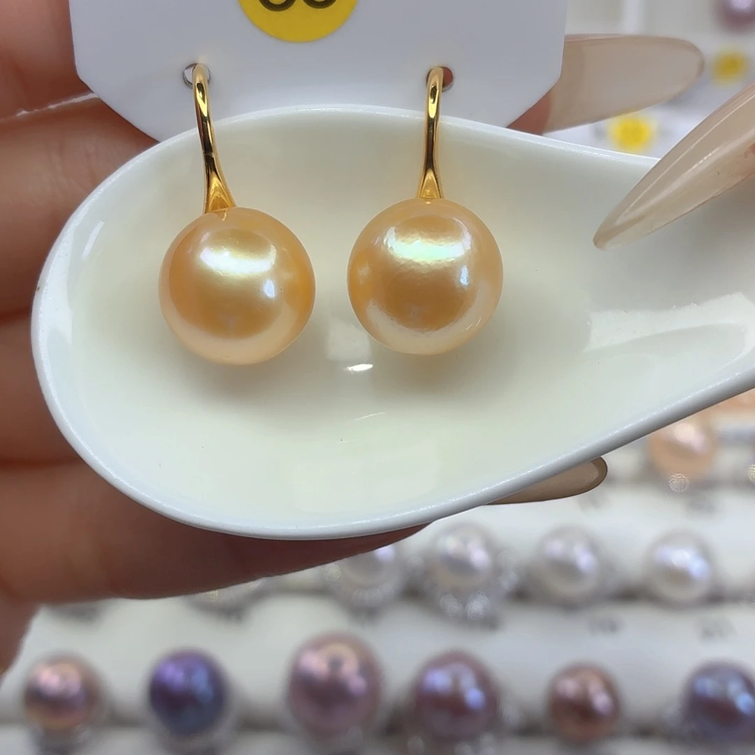 淡水珍珠耳饰未镶嵌F