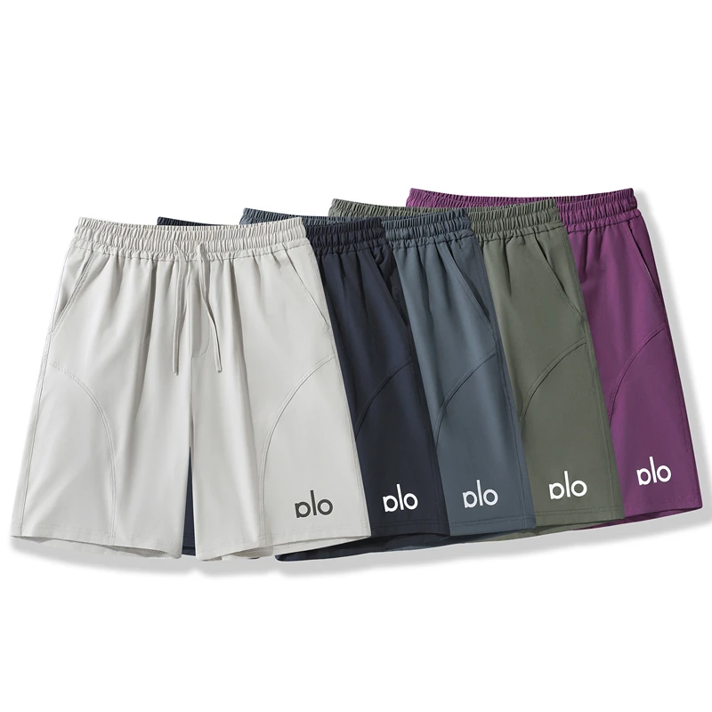 (李小宛优选)夏季休闲短裤潮流速干五分裤薄款六片立体裁剪情侣