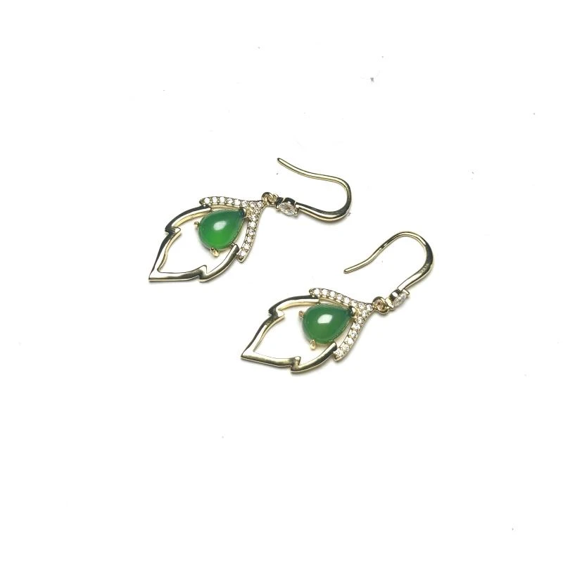 新中式耳饰 尺寸8*7mm-AE1032