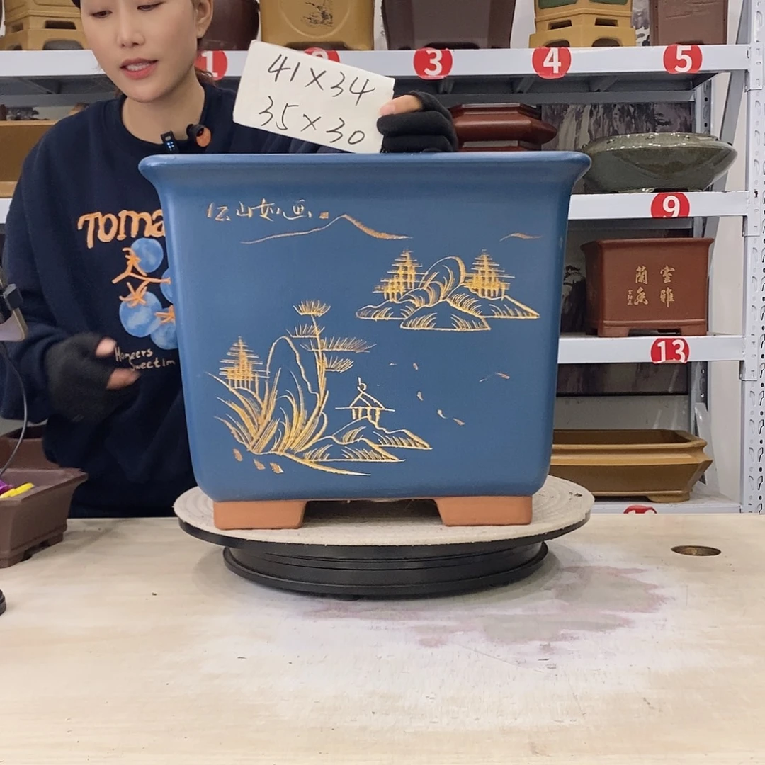 紫砂花盆紫砂花盆