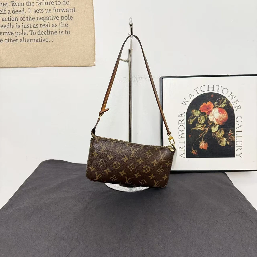 95新 LouisVuitton/路易威登 lv大麻将包近代款/腋下包/斜挎包