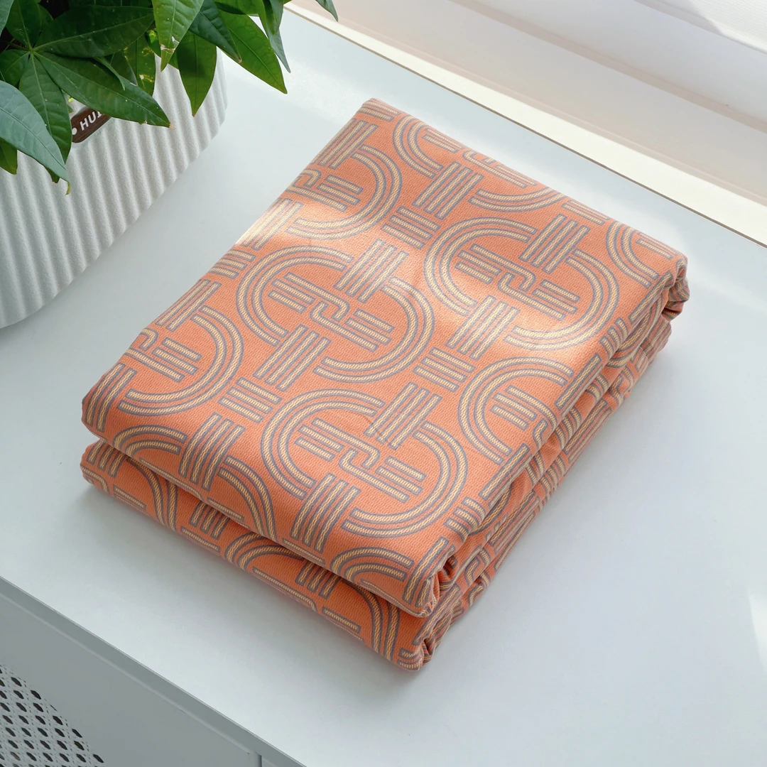 【京かわ会社】双层纱磨毛床单230*250cm 漫时光红