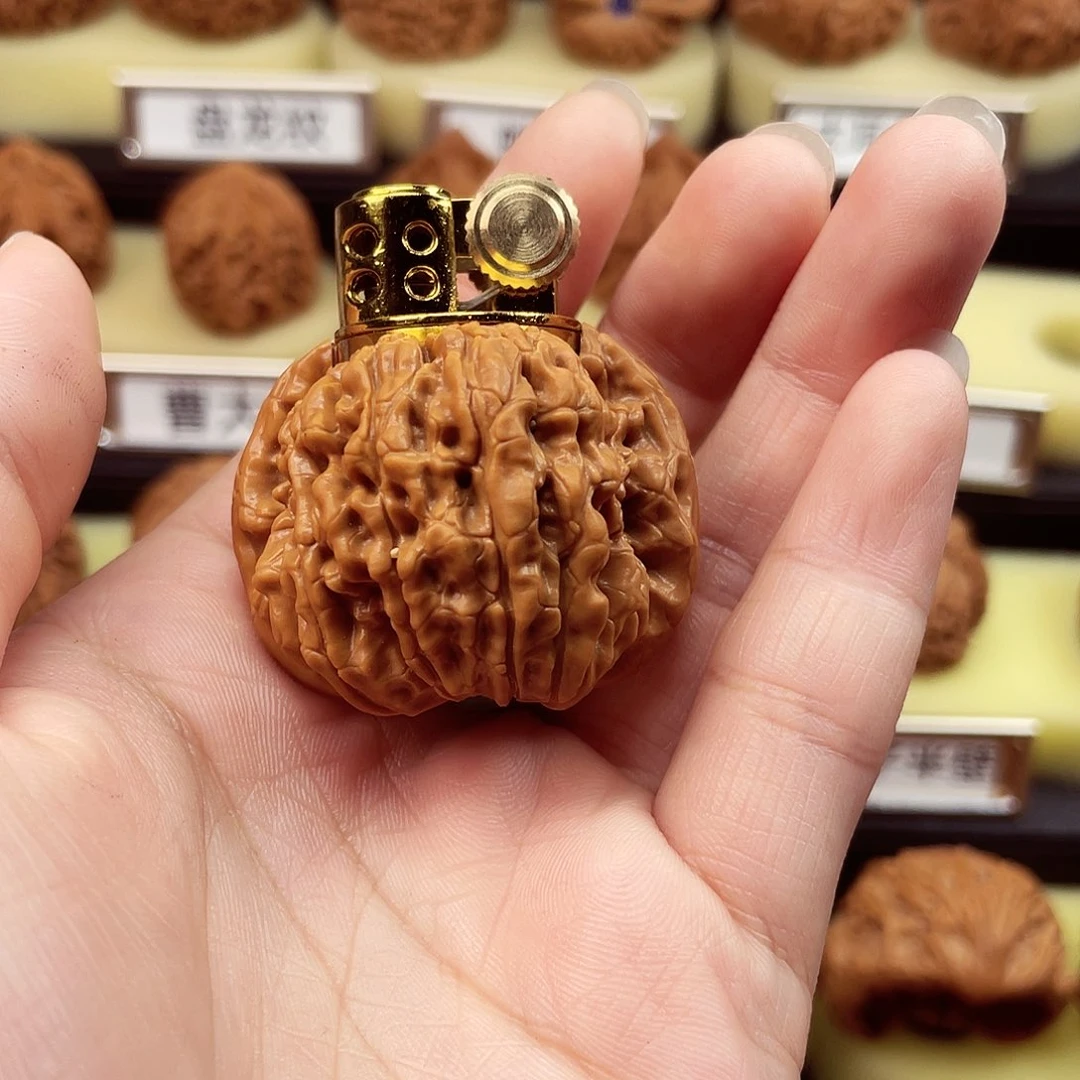 文玩核桃把件薪*逸四座楼5134