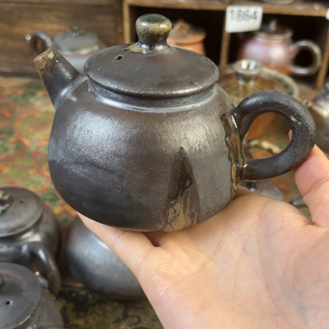 杯柴烧茶器铁胎壶